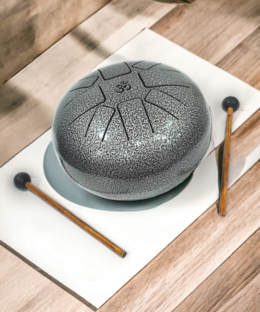 Happy Drum Pan with Rubber Musical Mallet