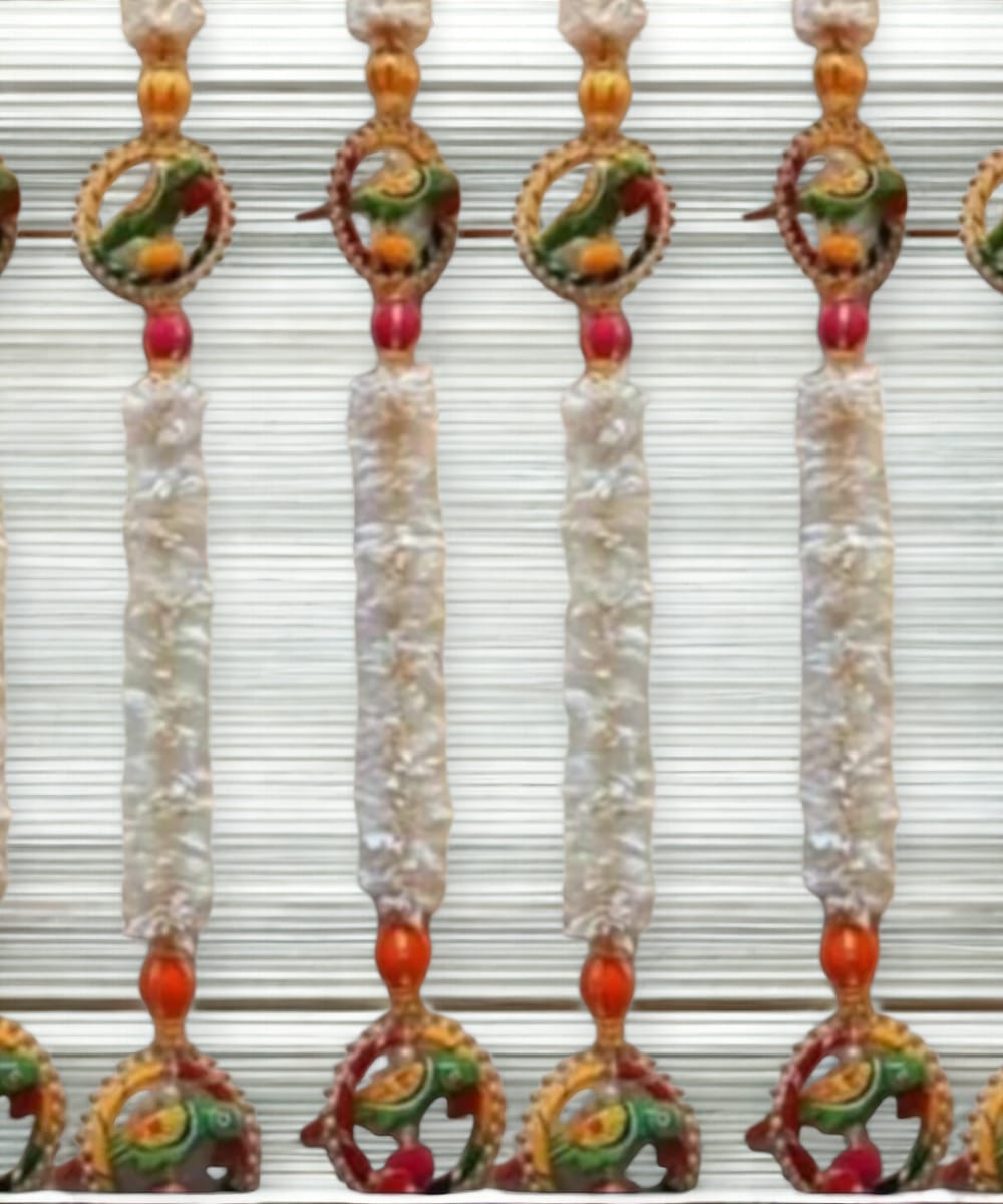 Mogra With Parrot Hanging/latkan Pair