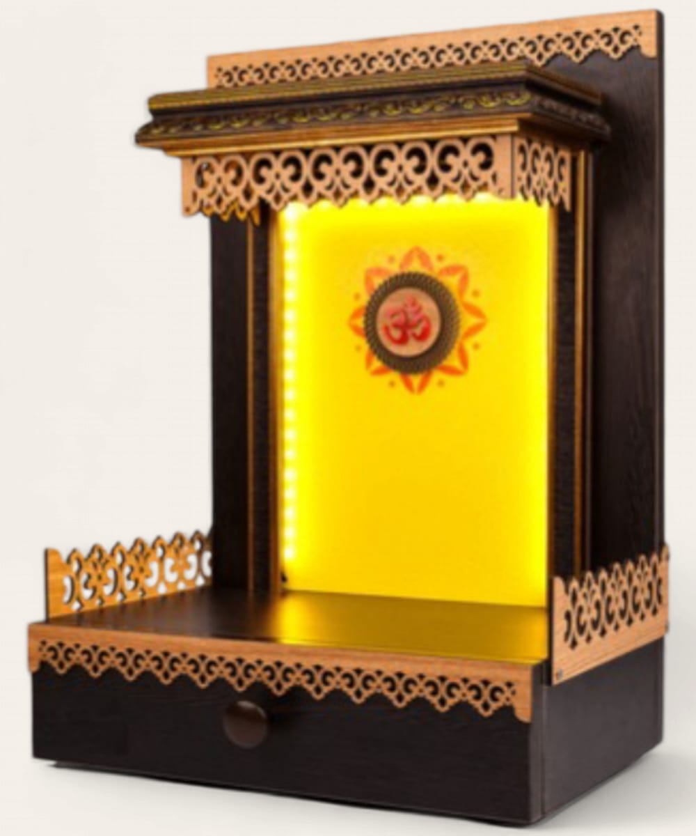 Pooja Mandir(Single Drawer) KP-122-EWM-15