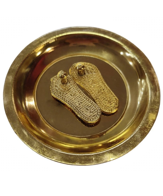 Laxmi Charan Paduka with Plate