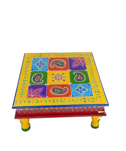 Wooden Chouki 15 inch