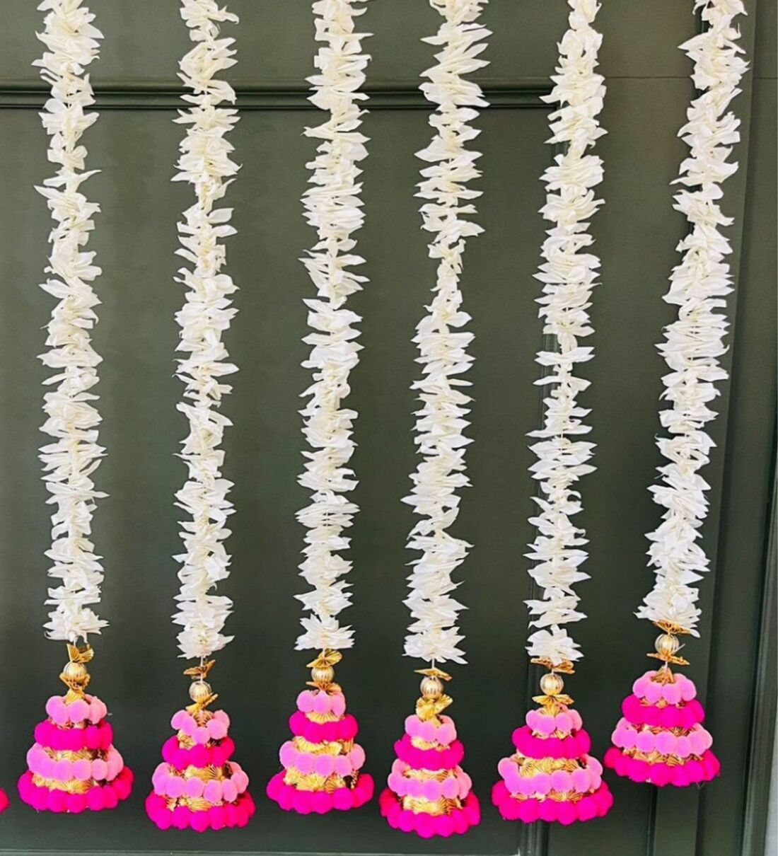 1 pair Mogra with Cone  Wall hanging