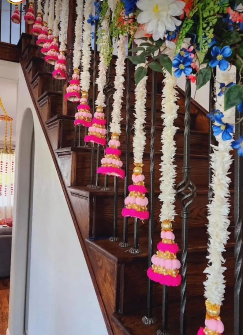 1 pair Mogra with Cone  Wall hanging