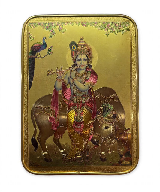 Krishna with Gau Mata