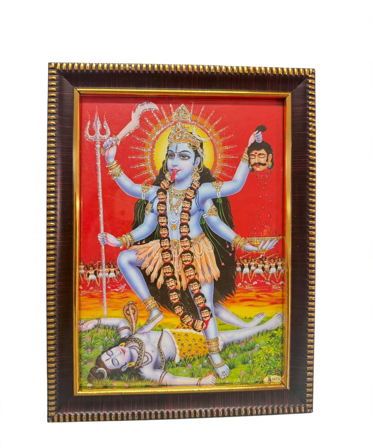 Maha Kali on Shiv