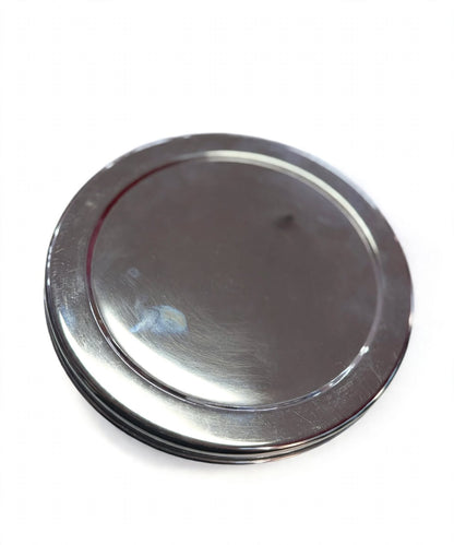 Stainless Steel Masala Dabba 7 Compartments with Spoon 18cm