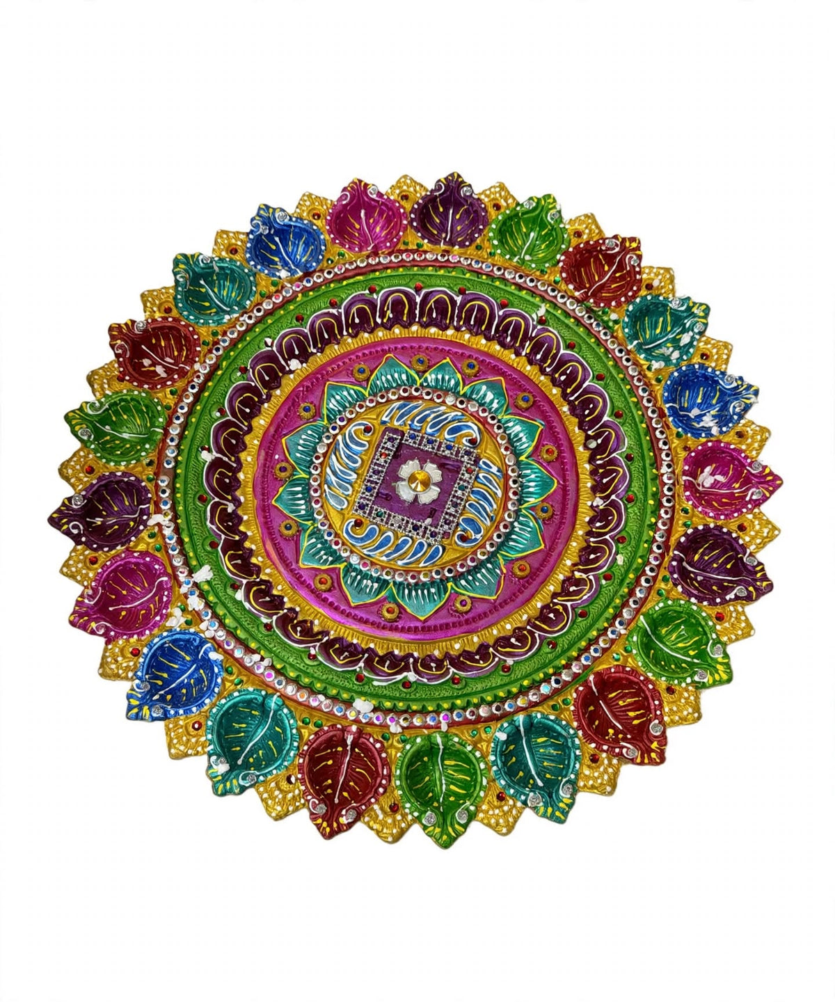 21 Diya Thali