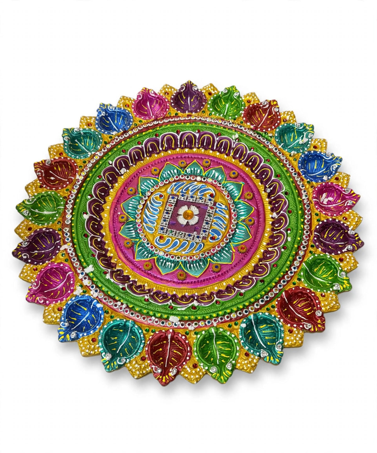 21 Diya Thali