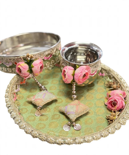 Karwa Chauth Thali Set Rose