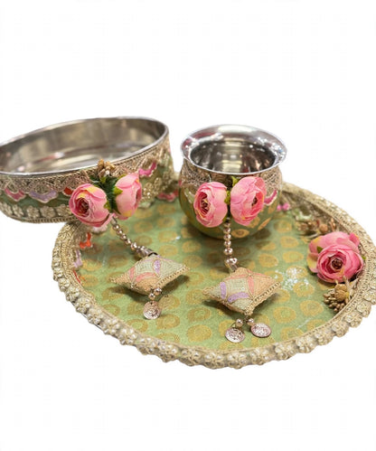 Karwa Chauth Thali Set Rose