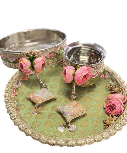 Karwa Chauth Thali Set Rose