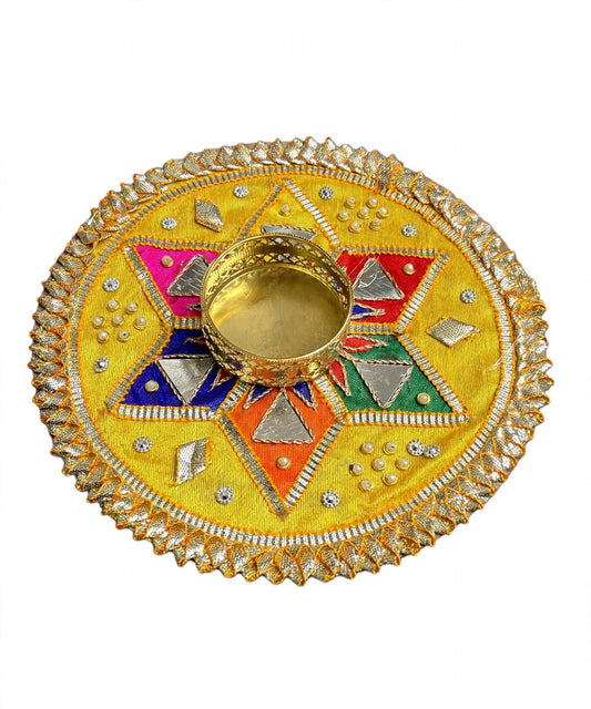 Yellow Star Tealight Holder