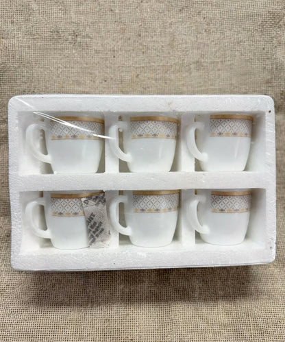 Gold Diamond Cup Set of 6
