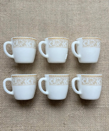 Gold Vine Tea Cup Set 6 Pcs