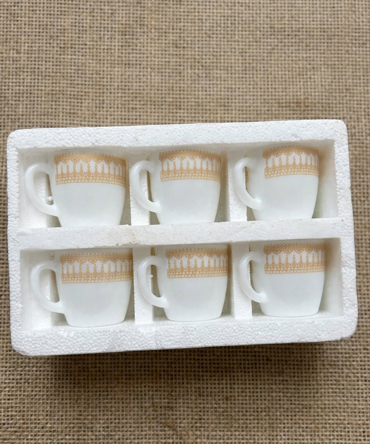 Gold Crown Cup Set of 6