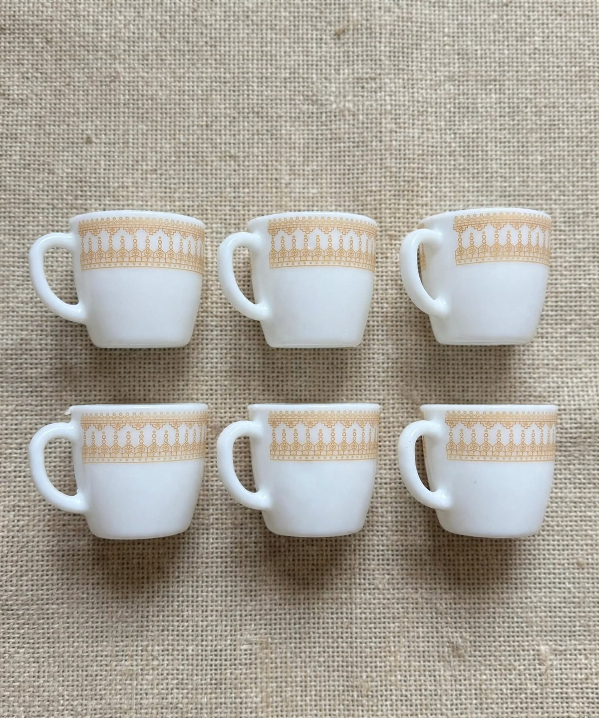 Gold Crown Cup Set of 6