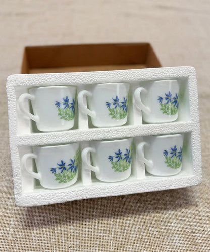 Blue Star Fern Cup Set 6 Pcs