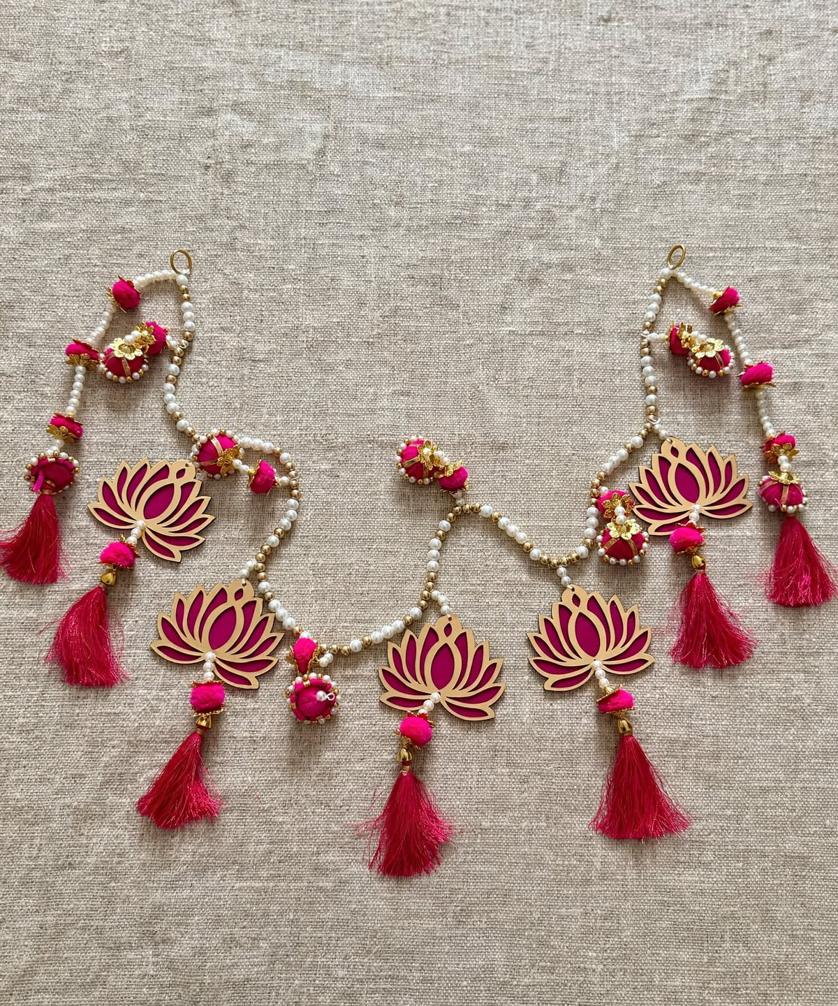 Pink Lotus Toran
