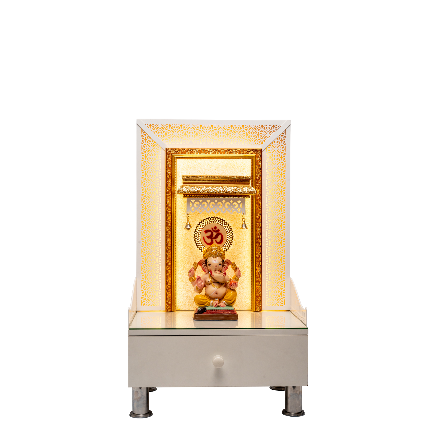 Pooja Mandir(Single Drawer) KP-122-A-21