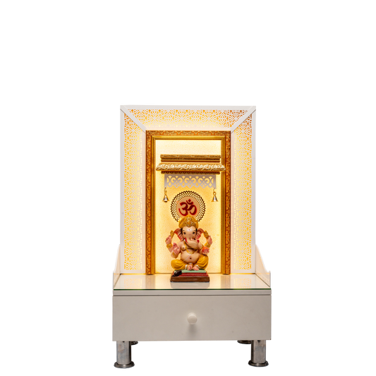 Pooja Mandir(Single Drawer) KP-122-A-21