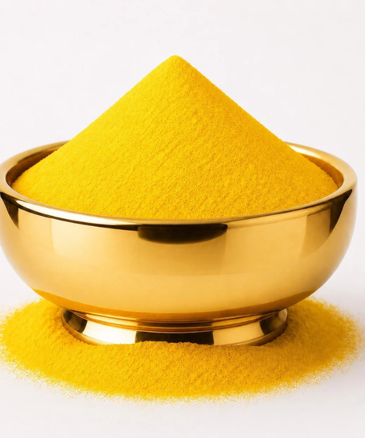 Yellow Rangoli Powder – Traditional Decorative Floor Color